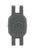 Silicone Skin Pouch For Nike+ iPod and Nike Plus Nike+ SportBand - Compatible with all Shoes, Grey
