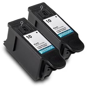 Kodak 10 Compatible Combo Pack - 2 Black Ink Cartridges