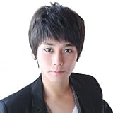 BEANS(ビーンズ) 【ウィッグお手入れ・おまかせ3点セット付き】 ナチュラル 短髪 好青年 ヘアー ウィッグ 【耐熱】【各種カラー】フルウィッグ wig メンズ 男性 かつら コスプレ <トクトクキャンペーン商品> おまかせ3点セット 【ウィッグスタンド】【ヘアネット】【専用クシ】 付き (ライトブラウン)