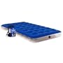 AeroBed 05111 Twin Blue Overnighter Inflatable Aero Air Bed Mattress and Lightweight Backpack