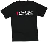 Kerusso Christian Adult T-Shirt - Blood Donor Black