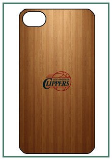 LA Los Angeles Clippers NBA Team Logo Wood Floor Pattern iPhone 4s iPhone4s Black Designer Hard Case Cover
