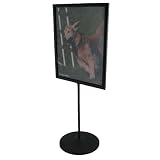 America Retold 8-Inch by 10-Inch Iron Pedestal Picture Frame, Matte Black by 