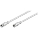 SAT Anschluss Kabel, wei� F-Stecker - F-Stecker 1,5m
