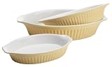 Review Reco International 30742 / Reco International Oval Baking Set of 3, Yellow