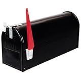 Steel City # 1 STANDARD 1-C Black Rural Mailbox Steel City # 1 STANDARD 1-C Black Rural Mailbox