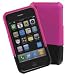 New PCS Brand Products Apple iPhone 3G Pink/Black Shell Cover High Quality Wonderful Design Unique