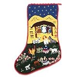 Applique Stocking, 'Song for the Baby'