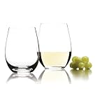 Stemless White Wine Glasses - Set of 4 By Forum