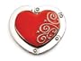 Hang em High Purse Hanger - Ruby Red Heart