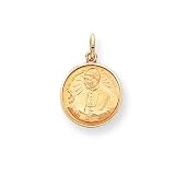 14k Pope John Paul II Medal Pendant