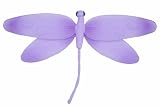 7 Purple Swirl Dragonfly nylon hanging ceiling wall baby nursery room wedding decor
