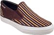 Converse Womens Skid Grip EV Slip-On Brown/Parchment/Orange/Stripe Fashion Athletics