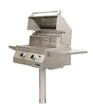 Solaire 27-Inch Basic Infrared Propane In-Ground Post Grill - Stainless Steel