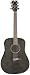 Dean Tradition Acoustic Guitar Trans Black w/Hardshell Case