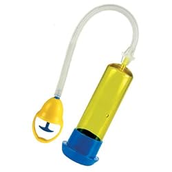 Cal Exotics / Swedish Erotica Shane's World College Pump Yellow and Blue Penis Pump