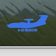 A-50 MAINSTAY Blue Decal Military Soldier Window Blue Sticker