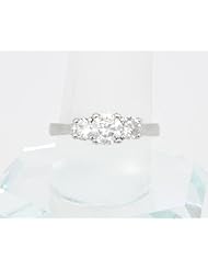 14K White Gold Diamond Ring