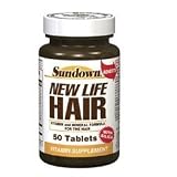 'New Life Hair Tablets, By Sundown - 50 Tablets'