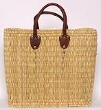 Moroccan Straw Summer Beach / Shopper / Tote Bag