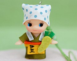 Cover image : ご当地QP　地域限定　ストラップ　わさびキューピー