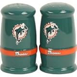 Miami Dolphins NFL Salt & Pepper Shakers