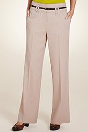 Per Una Roma Herringbone Striped Wide Leg Trousers with Belt