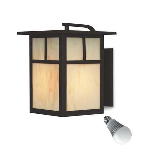 10-Inch Outdoor Wall Fixture with 8-Watt LED Bulb