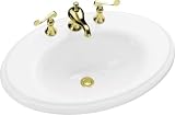 Bathroom Sink Drop In Self Rimming by Kohler - K-2950-1 in Almond