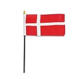 Denmark Flag 4 x 6 inch