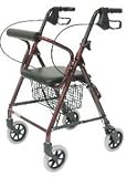 Rollator - Low Seat. Metallic Blue.
