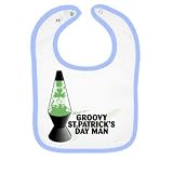 Groovy St. Patrick's Day Lava Lamp Infants Bib
