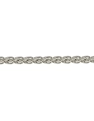 14KT White Wheat 3.3mm Necklaces Length = 20