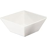 American Metalcraft MELSQ117 Melamine Square Bowl, 228-Ounce, White