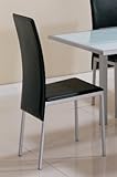 Metal And Black Side Chair Set Of Four