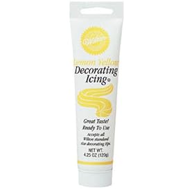 Lemon Yellow Decorating Icing - 4.25 Ounces by Wilton