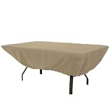 Classic Accessories Terrazzo Collection Rectangular Patio Table Cover by 