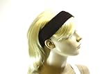 Small Dark Brown Stretchable Headband / Hair Wrap