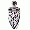 Celtic Scabbard - Pewter Pendant (2-1/16" high)