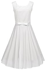 Round Neck Sleeveless Vintage  Evening Dress/Bridesmaid Dress/Party Dress  With a Bow(s)