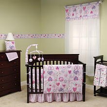 Sumersault Hearts 10-Piece Crib Bedding Set product image