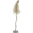 5' Pre-Lit Champagne Sparkling Fantasy Artifical Christmas Tree- Clear Lights
