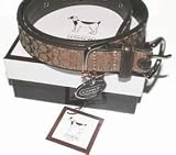 Coach Mini Signature C Minsig Tan Dog Collar XL