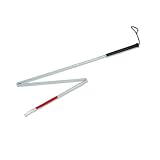 CANE FLDNG BLIND 59 IN W/METAL TIP -SP