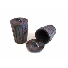 Diorama Trash Can Set of 2 1/24
