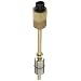 Gems Sensors 144900 304 Stainless Steel Float Single Point Level Switch, 29/32" Diameter, 3/4" NPT Male, 3-3/16" Actuation Level, 20VA, SPST/Normally Close, Dry, 4 Pin Quick Disconnect Receptacle