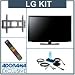 LG 47LD450 47 inch Class 1080p Full HD LCD TV with Advanced Accessory Kit (2 HDMI Cables, 1 RGB Cable, 1 Audio Cable, Plasma / LCD Clean Kit, Monster 6 Outlet Surge Protection, TV Wall and Ceiling Mount)