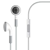 CUFFIE / AURICOLARI STEREO CON MICROFONO E CONTROLLO VOLUME PER APPLE IPHONE 3G / 3GS / 4 / IPOD / IPAD BIANCHE