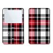 Red Plaid Design Skin Decal Sticker for Apple iPod video 30GB/ 60GB/ 80GB Player