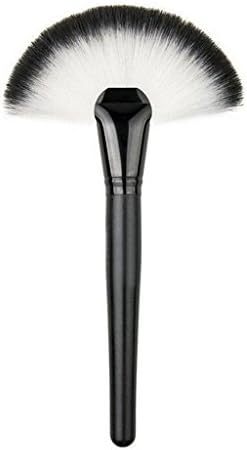 YAOCAN Bronzer Large Fan Makeup Brush Face Powder Cheek Highlighter